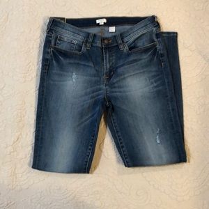 J. Crew distressed skinny jean. NWT
